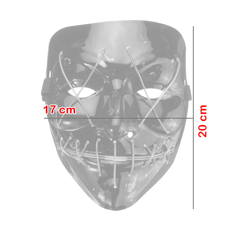 💥WOW 🛍️ 2x1 en Máscaras LED de La Purga 💀 ¡Solo por $99.990! 💥