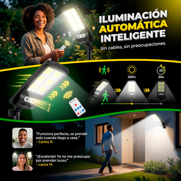 Antes y después: de oscuridad total a brillo inteligente