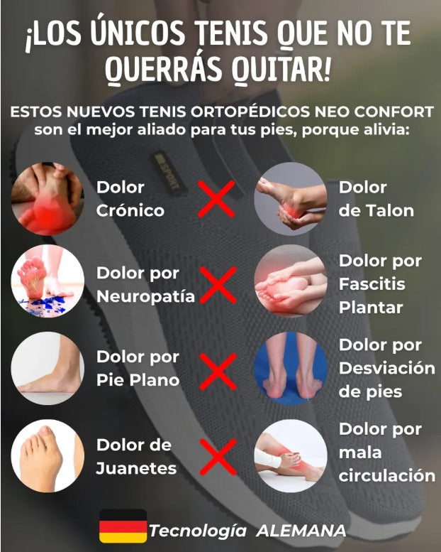 Ortopédico y Súper Cómodo Aero Slip® - alivio de tus pies - 💥 Soporte ortopédico - 🛡️ Suela antideslizante