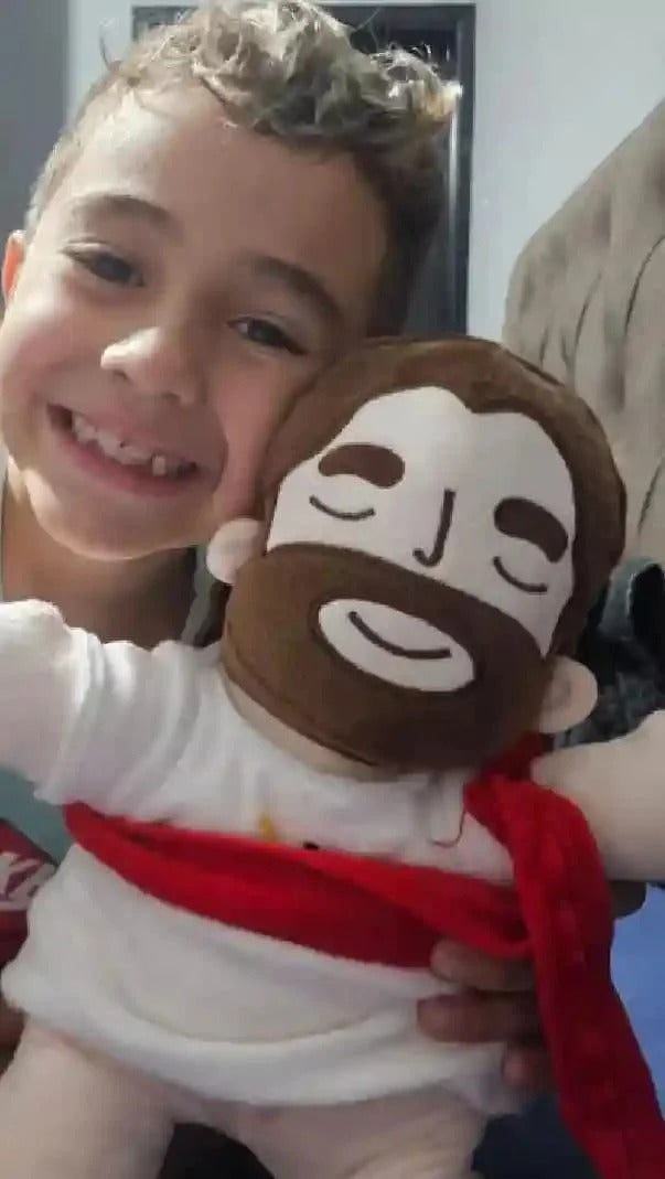 ✝️🙏 El Peluche Jesús que Respira, Brilla y Te Llena de Paz con su Sonido Relajante🎶🎵