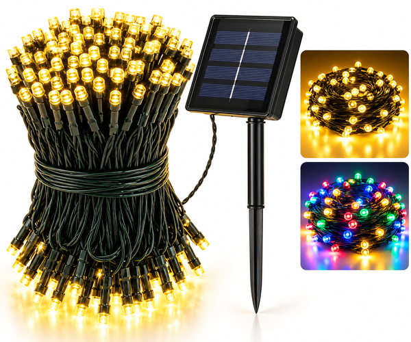 ☀️✨ Luces Solares LED Decorativas 2X1 | 🎛️ Control Remoto | 💡 8 Modos de Iluminación | 🌙 Encendido Automático | 🔋 Batería Recargable 1200mAh | 🌧️ IP65 Resistentes al Clima | 🎄 Ideales para Jardín, Terraza y Navidad