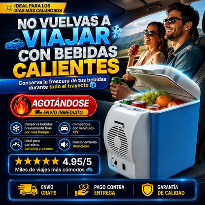 🧊🚗 Mini Nevera Portátil 7.5L: Conserva la frescura de tus bebidas en cada viaje ❄️2