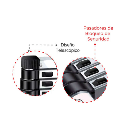 Escalera Telescópica 2M: Ideal para tu Hogar 🏡, Oficina y Proyectos DIY 🛠️