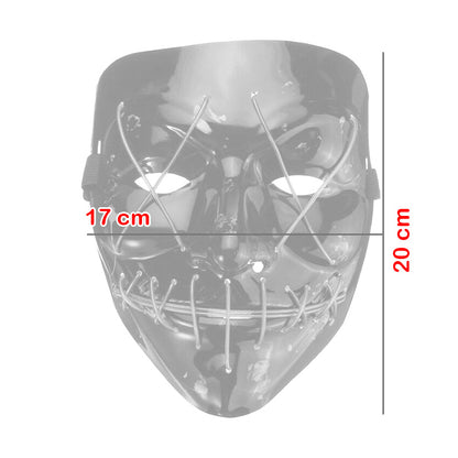 💥WOW 🛍️ 2x1 en Máscaras LED de La Purga 💀 ¡Solo por $99.990! 💥