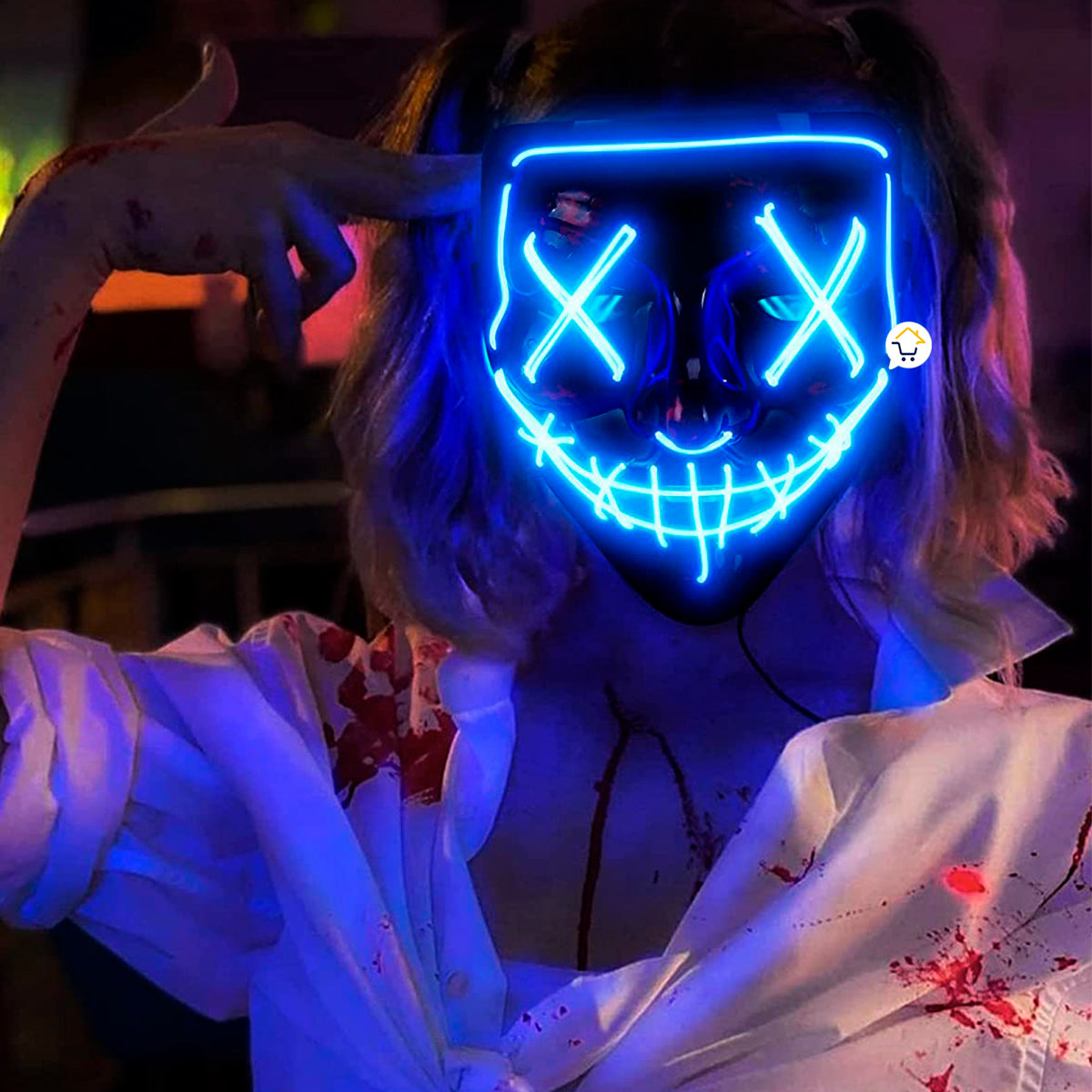 💥WOW 🛍️ 2x1 en Máscaras LED de La Purga 💀 ¡Solo por $99.990! 💥