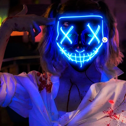 💥WOW 🛍️ 2x1 en Máscaras LED de La Purga 💀 ¡Solo por $99.990! 💥