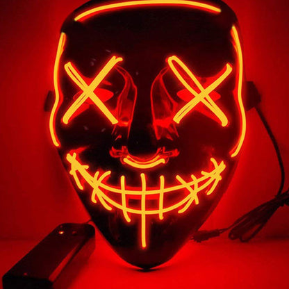💥WOW 🛍️ 2x1 en Máscaras LED de La Purga 💀 ¡Solo por $99.990! 💥