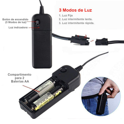 💥WOW 🛍️ 2x1 en Máscaras LED de La Purga 💀 ¡Solo por $99.990! 💥