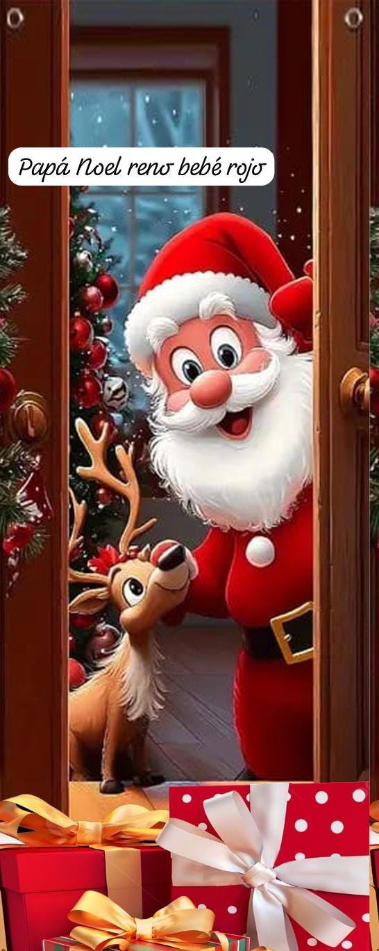 🔥 50% DESCUENTO – FORROS NAVIDEÑOS PARA PUERTAS 🎅🎄🚪