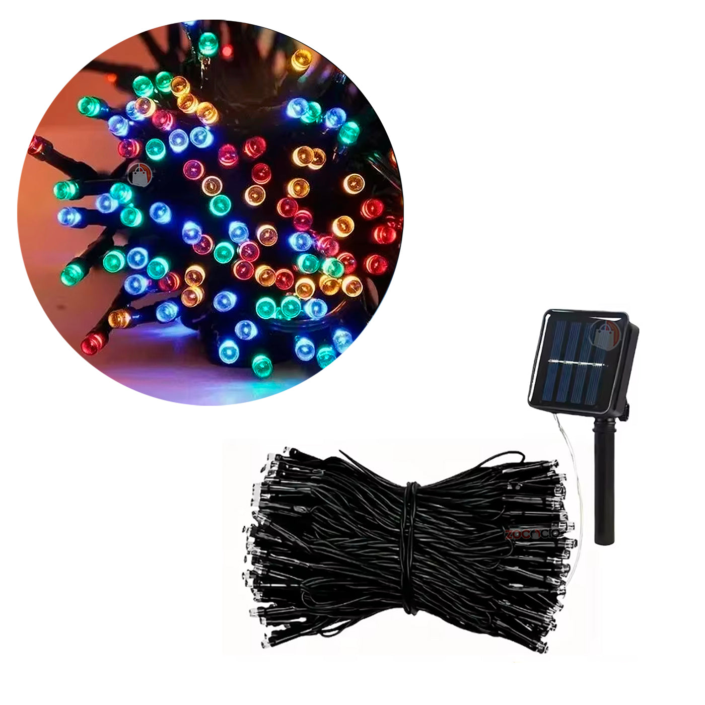 💥WOW 💥 ¡20 Mts y 200 Luces Solares por Solo $89.990! 🌟🎉¡Crea la mejor decoración navideña con luz solar! 🎄💡