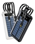 ⚡ Power Bank Solar 25.000 mAh | 4 Cables Integrados - miniatura 4