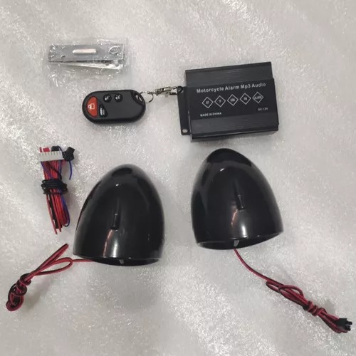 🔒🎵 Alarma para Moto Bluetooth MP3 FM + Control Remoto 100m | MotoSound™ 💥WOW SOLO $109.990🎁