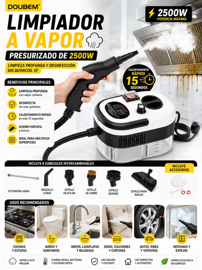 🔥 Vapor Clean™ — 1 Solo Equipo, 100 Usos Diferentes | ¡Solo $149.990!