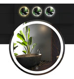 Espejo 70cm Con Luz Led 3 Tonos