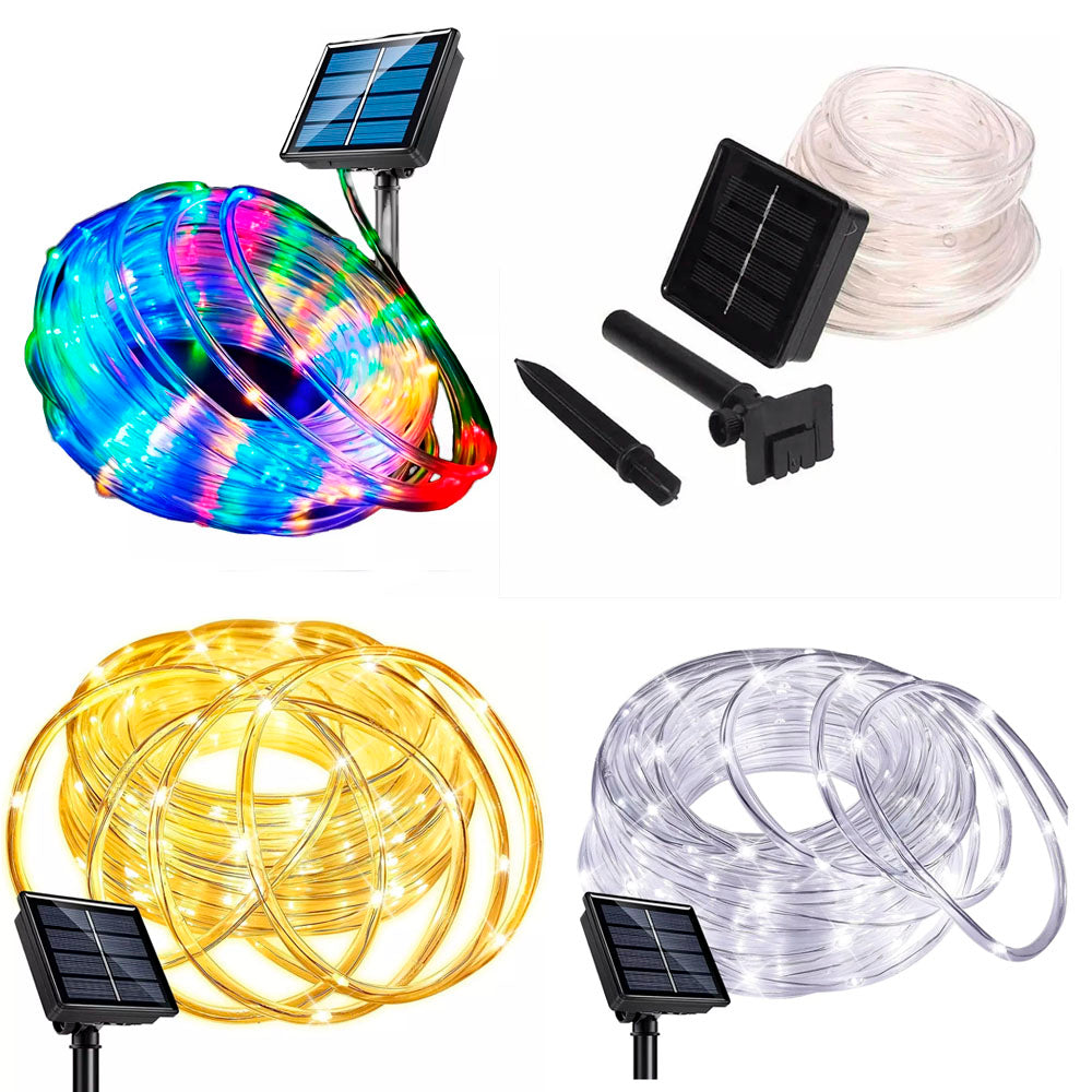 🤯🔥 ¡LA MANGUERA SOLAR QUE PONE A BRILLAR SU CASA! ✨LED 20 Metros x 200 Bombillos ¡UFFF! 💡