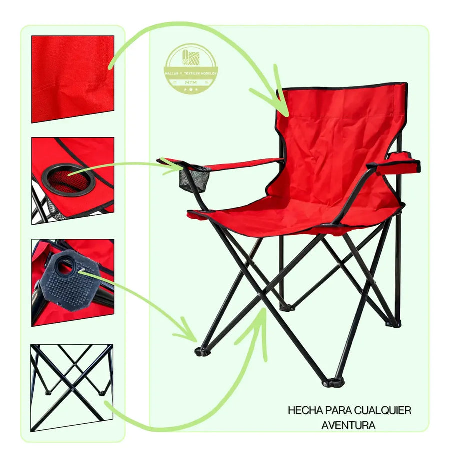silla plegable para camping - vista 13