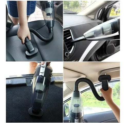 ✨🐾 Aspiradora Portátil 120W para Carro — Elimina Pelos, Polvo y Migas