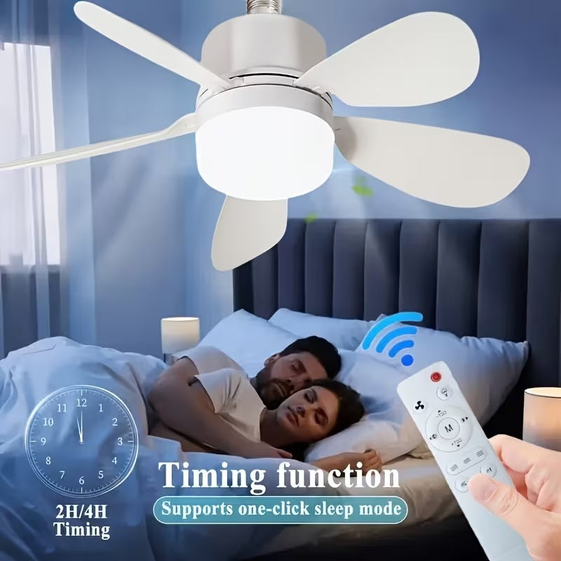 🌬️💡 Bombillo Ventilador 2 en 1 Con Control Remoto — FreshLight™ WOW solo $119.990💥