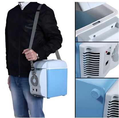 🧊🚗 Mini Nevera Portátil 7.5L: Conserva la frescura de tus bebidas en cada viaje ❄️