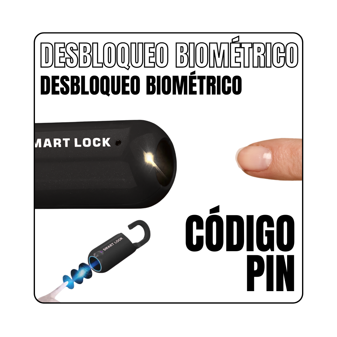 Smart Lock 🔐 | Candado Inteligente con Huella + USB 💥WoW solo $89.990🤩