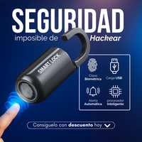 Smart Lock 🔐 | Candado Inteligente con Huella + USB 💥WoW solo $89.990🤩