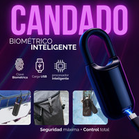 Smart Lock 🔐 | Candado Inteligente con Huella + USB 💥WoW solo $89.990🤩