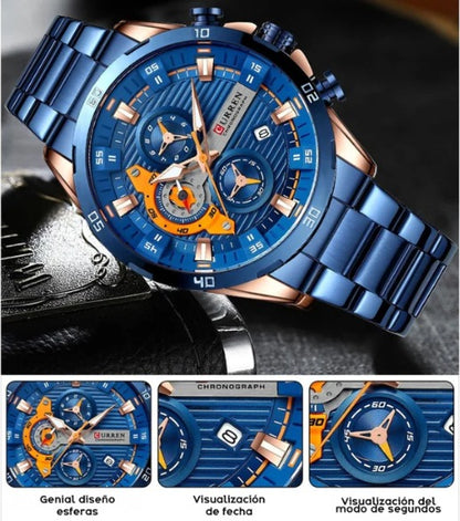 💰 ¡Solo $149.990! Reloj Curren 8402: Elegancia y precisión ⌚