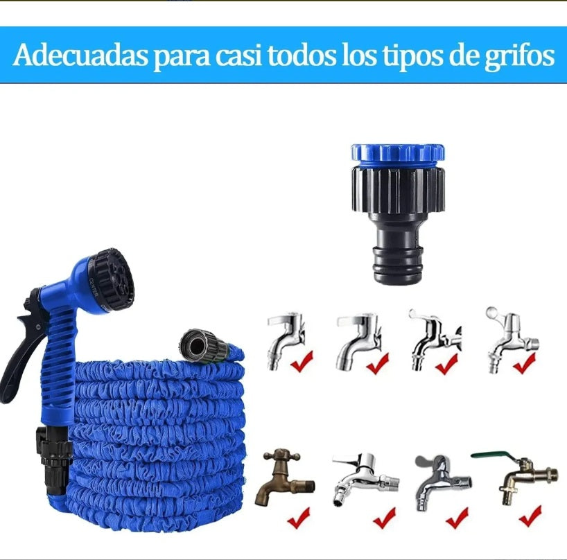 MANGUERA EXPANDIBLE 30 METROS - compatible con grifos