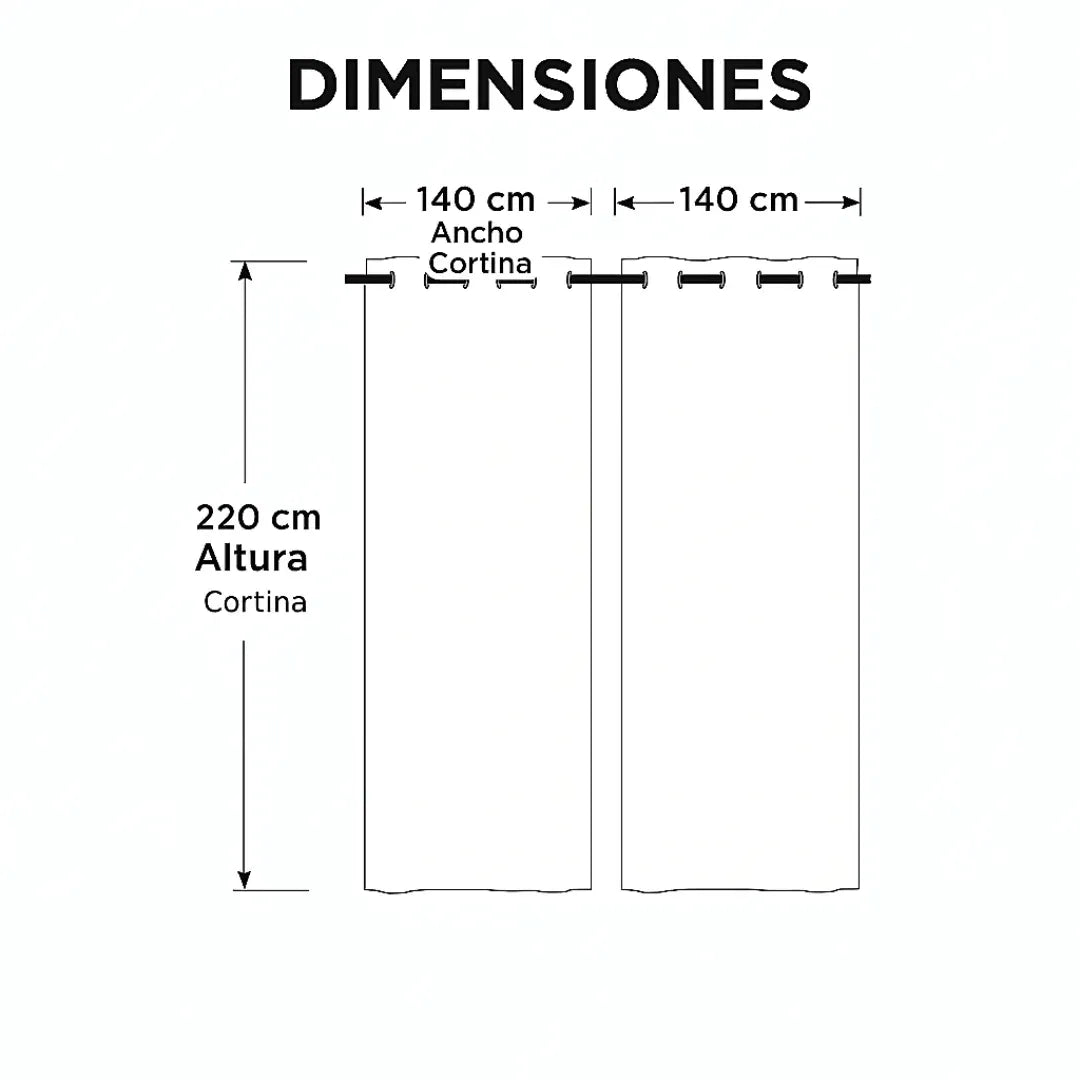 💥WOW 2 X SOLO $89.990 🌙💎 Cortinas Black Out Jacquard 180g – Lujo, Privacidad y Confort