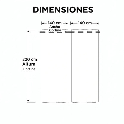 💥WOW 2 X SOLO $89.990 🌙💎 Cortinas Black Out Jacquard 180g – Lujo, Privacidad y Confort