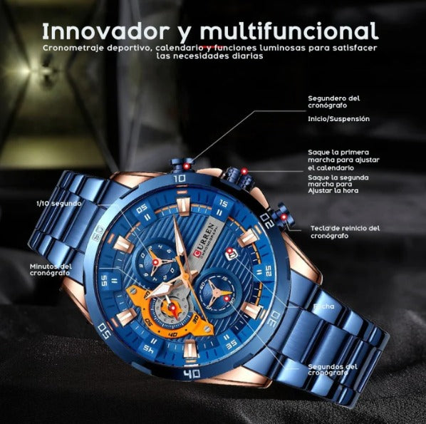 💰 ¡Solo $149.990! Reloj Curren 8402: Elegancia y precisión ⌚