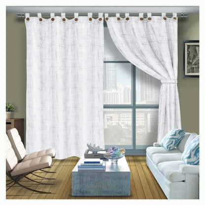 💥WOW 2 X SOLO $89.990 🌙💎 Cortinas Black Out Jacquard 180g – Lujo, Privacidad y Confort