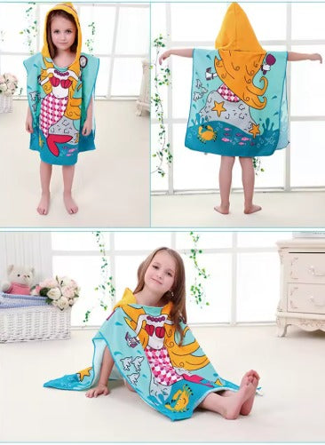 🦄 Toalla Divertida Con Capucha Para Niños 👶🧸