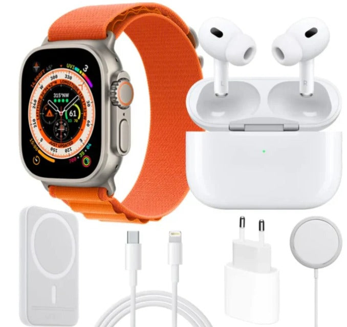 🎁 COMBO ESPECIAL: ⌚ SMARTWATCH X8 + INCLUYE BATERÍA EXTERNA + CARGADOR INALÁMBRICO + AURICULARES + CABLE TIPO-C 🎁