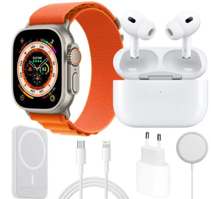 🎁 COMBO ESPECIAL: ⌚ SMARTWATCH X8 + INCLUYE BATERÍA EXTERNA + CARGADOR INALÁMBRICO + AURICULARES + CABLE TIPO-C 🎁