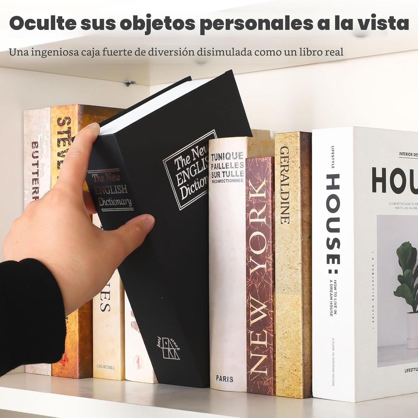 🔐 Caja Fuerte Libro Secreta — Guarda  Tus Objetos Valiosos Sin Que Nadie Lo Sepa