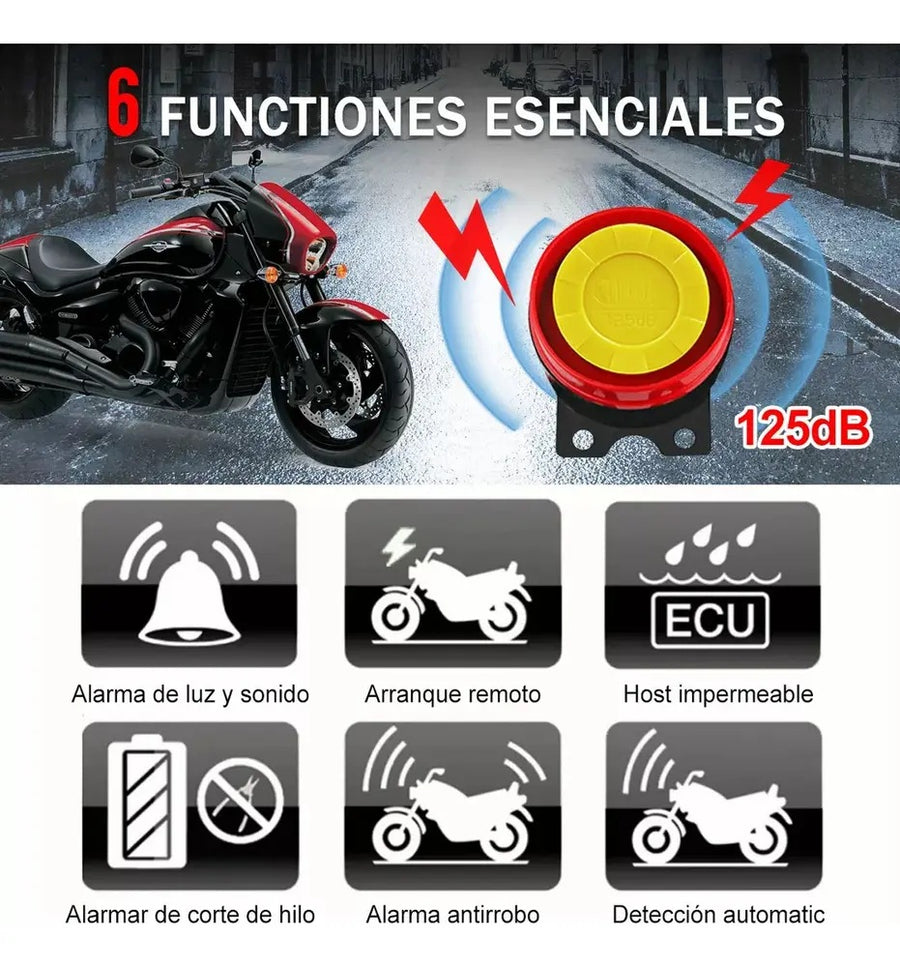 MotoGuard™ — Alarma para Moto🏍️ Corta Corriente con Control Remoto 💥WOW SOLO $99.990💯 - imagen 6