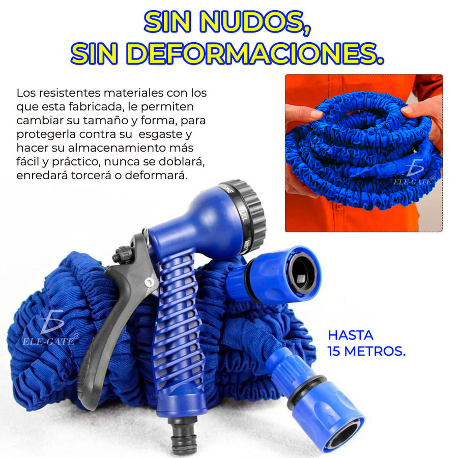 MANGUERA EXPANDIBLE 30 METROS - accesorios incluidos