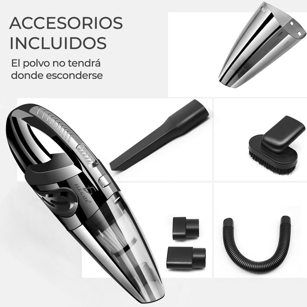 ✨🐾 Aspiradora Portátil 120W para Carro — Elimina Pelos, Polvo y Migas