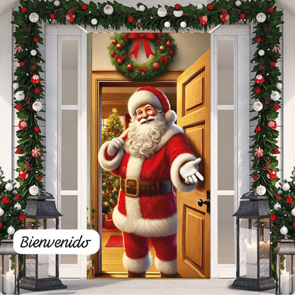 🔥 50% DESCUENTO – FORROS NAVIDEÑOS PARA PUERTAS 🎅🎄🚪