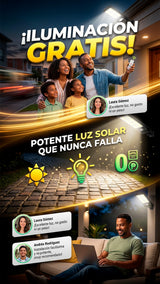🔥☀️ COMBO x4 LÁMPARAS SOLARES — ¡A UN PRECIO DE LOCURA! 😱💡