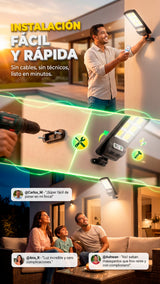 🔥☀️ COMBO x4 LÁMPARAS SOLARES — ¡A UN PRECIO DE LOCURA! 😱💡