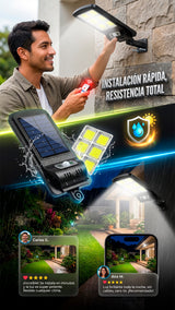 🔥☀️ COMBO x4 LÁMPARAS SOLARES — ¡A UN PRECIO DE LOCURA! 😱💡