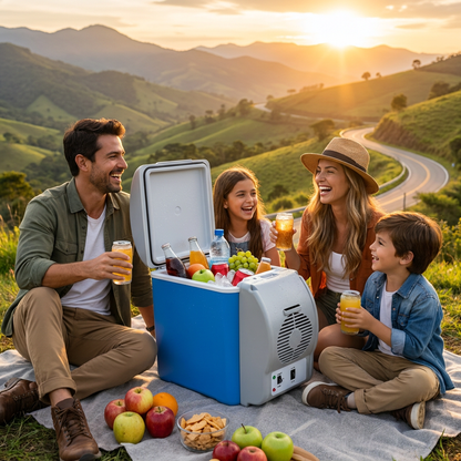 🧊🚗 Mini Nevera Portátil 7.5L: Conserva la frescura de tus bebidas en cada viaje ❄️