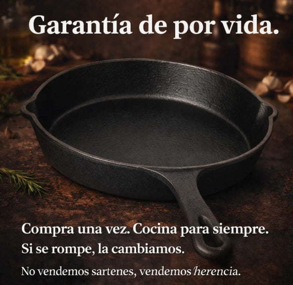 🍳♾️ IronChef™ — 3 Sartenes de Hierro Fundido por el Precio de 1 — Con Garantía de Por Vida por solo $159.990💥0