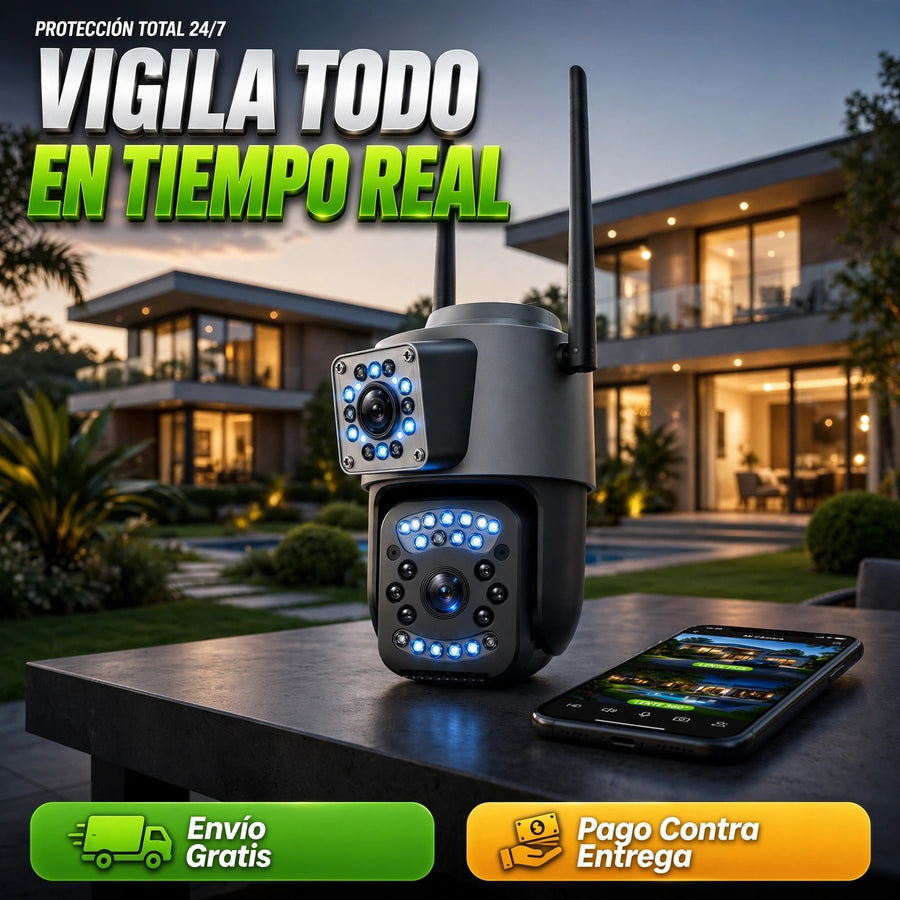 💎 VISIONMAX 360™ La cámara que vigila por ti día y noche
