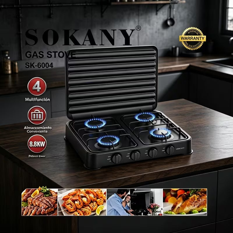 🔥PowerFlame 4x — La Estufa🍳 Portátil que Nunca Te Deja Sin Cocinar SOLO 💥$189.990