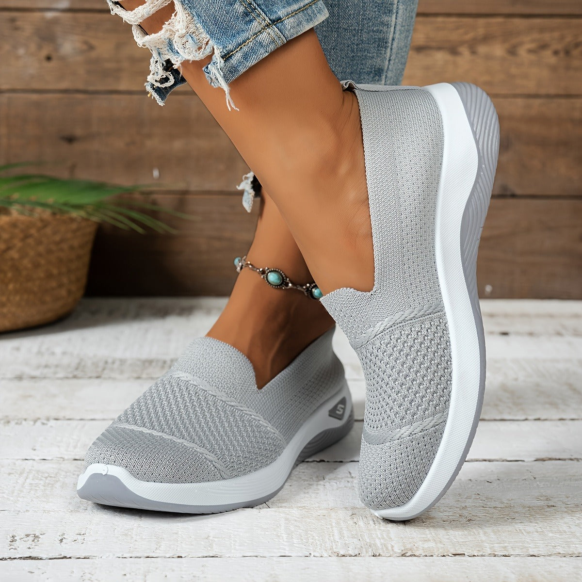 Ortopédico y Súper Cómodo Aero Slip® - alivio de tus pies - 💥 Soporte ortopédico - 🛡️ Suela antideslizante