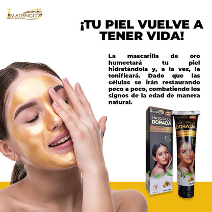 MASCARILLA DE ORO CON COLAGENO