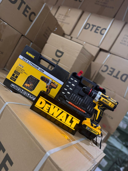 WOW 🔥 SOLO POR $169.990💥🔧 Taladro 48V con Mandril Metálico + 🔋 2 baterías +⚡ Cargador +  🧰 19 brocas y puntas + Maletín Rígido + 90 Días de Garantía